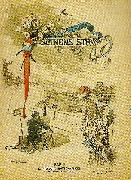 Carl Larsson titelbild till nodhjalpstidningen fran seinens strandl oil painting on canvas